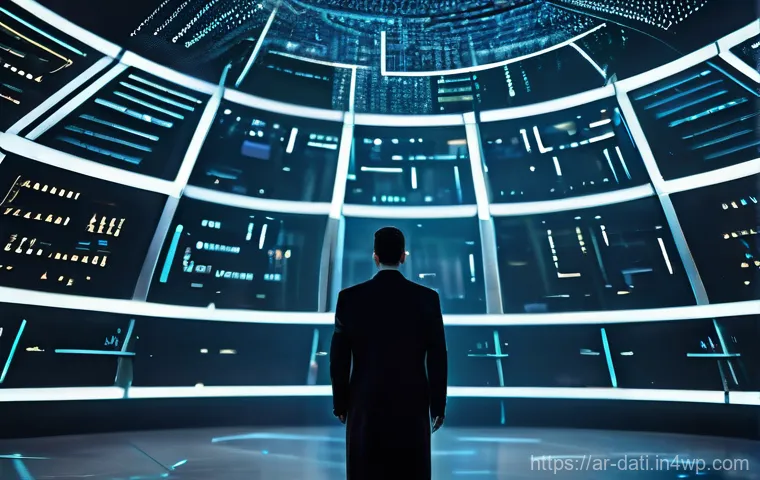 데이터 분석의 불확실성 관리 전략 - **Prompt:** A discerning data analyst, dressed in modest, contemporary attire suitable for a profess...